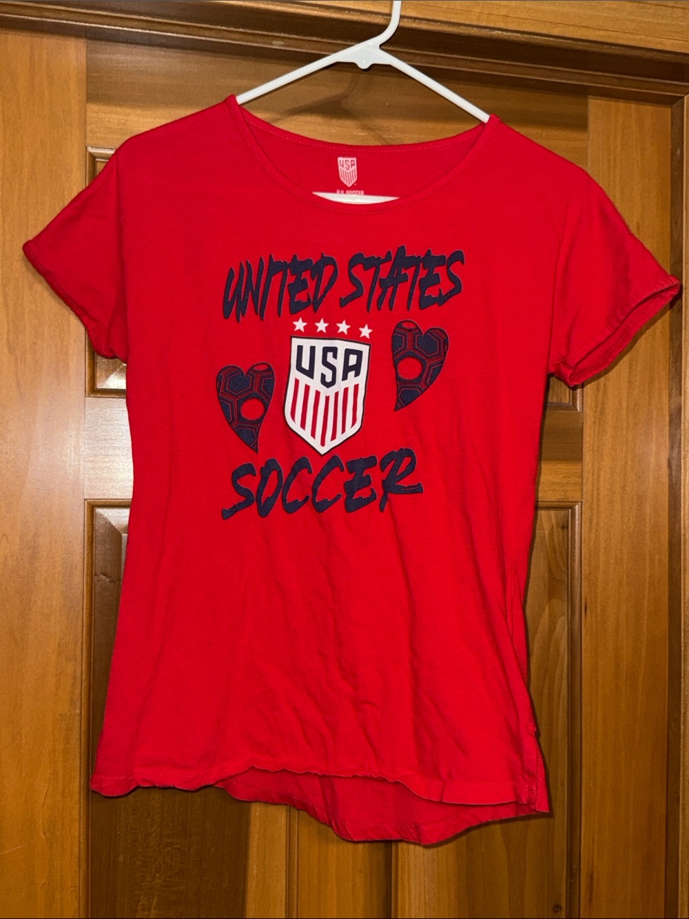 USA Soccer Red Graphic Tee USWNT